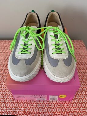 4ccccees Women’s Ray Reta Grey Sneakers Size 41 or 10